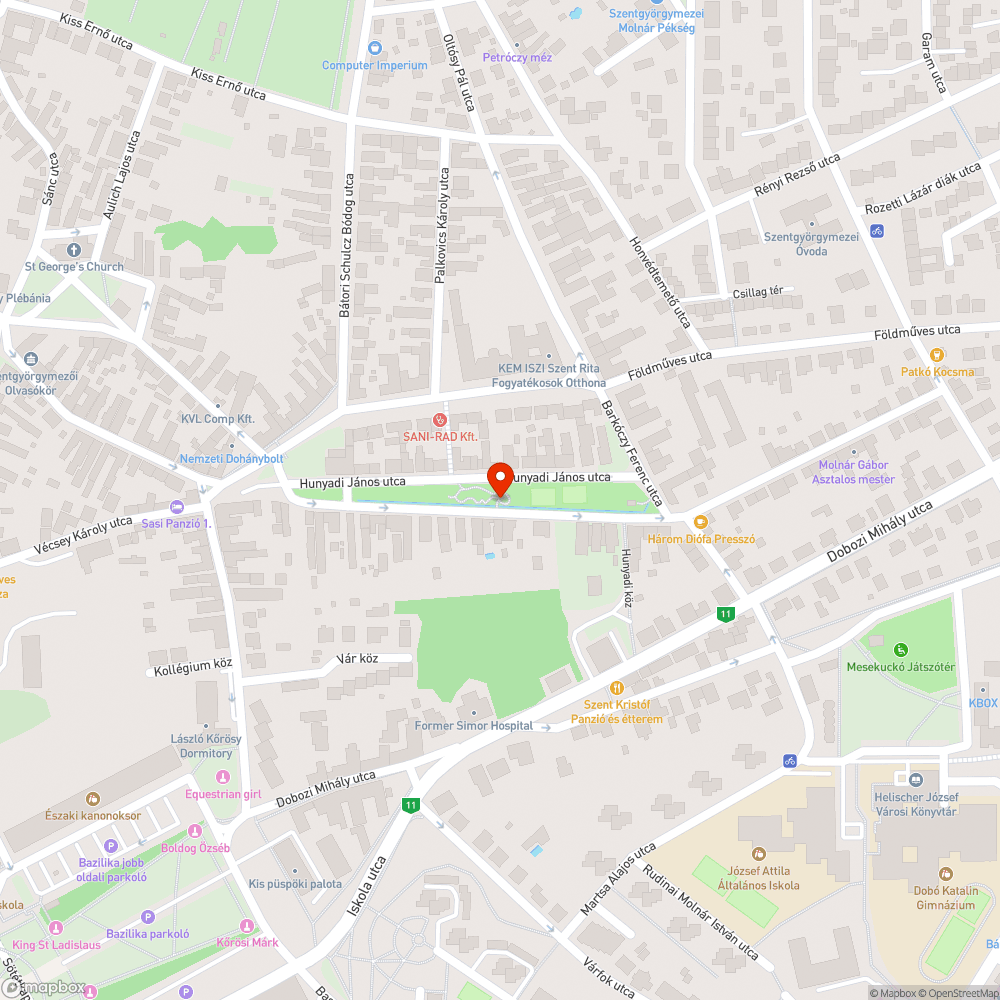 Sérült pad bejelentés helye