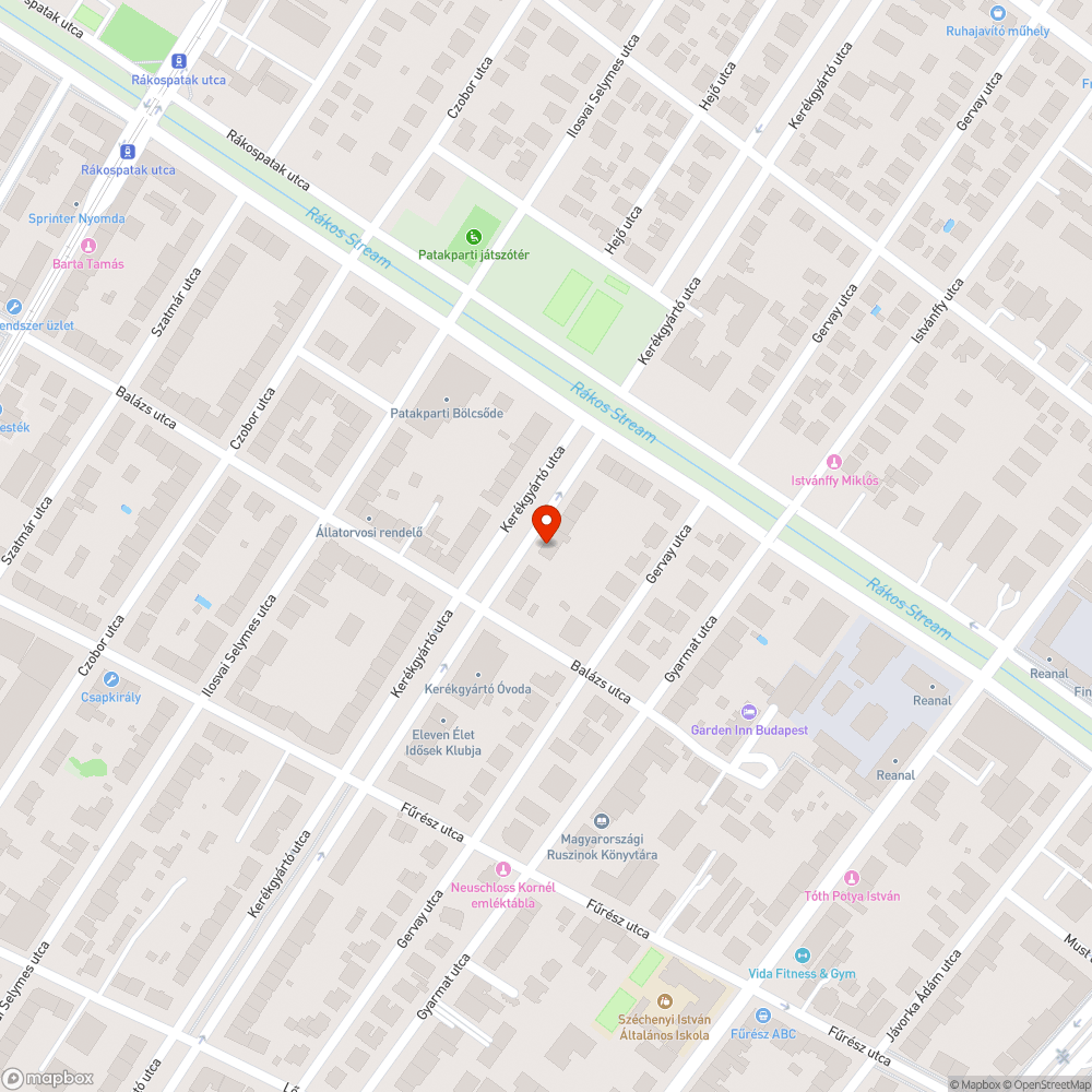 Kátyú 2 bejelentés helye