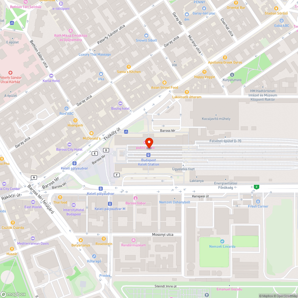 Horogkereszt a keleti elején bejelentés helye