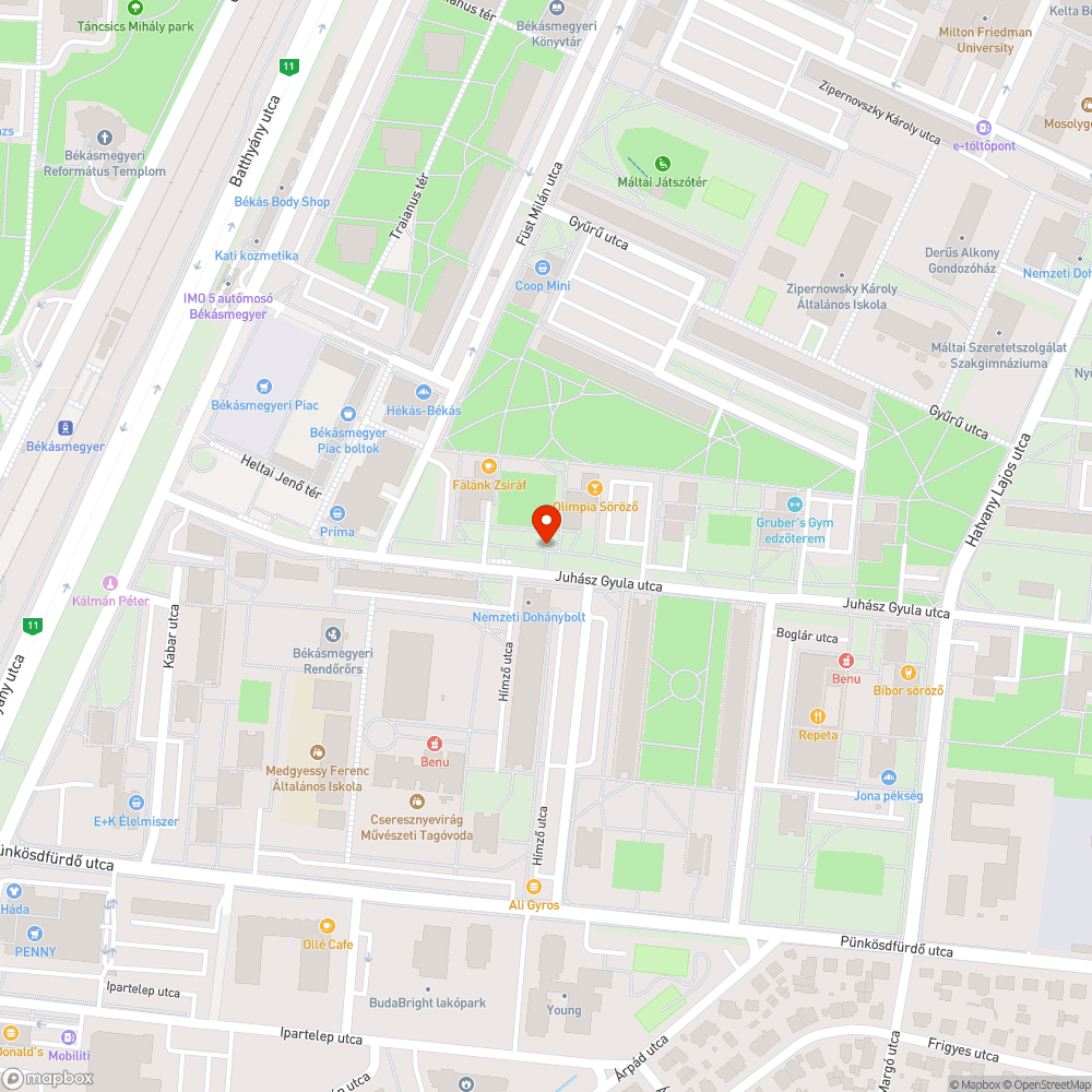 Halott fák bejelentés helye