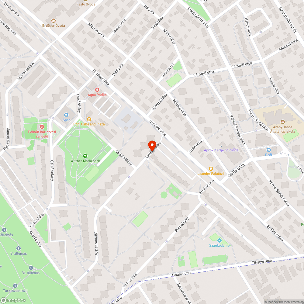 Hiányos forgalocsillapító bejelentés helye