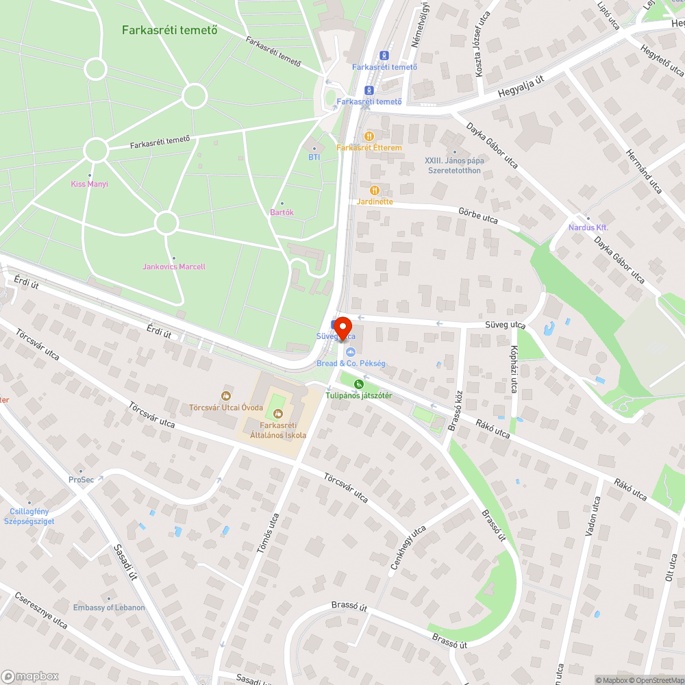 Széttöredezett útszél bejelentés helye