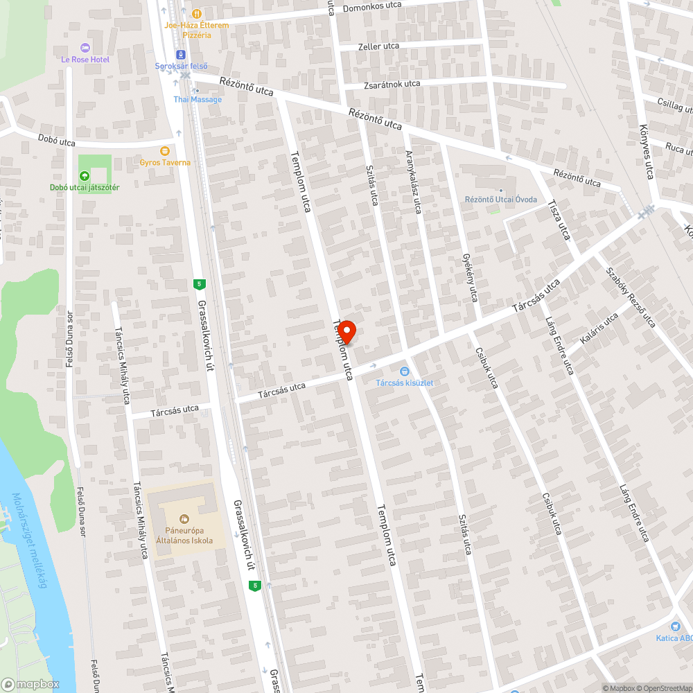 Több zsák szemét bejelentés helye