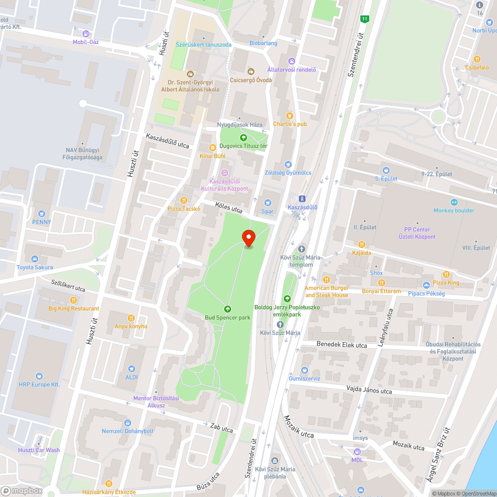 III. Bud Spencer park padok javítása bejelentés helye