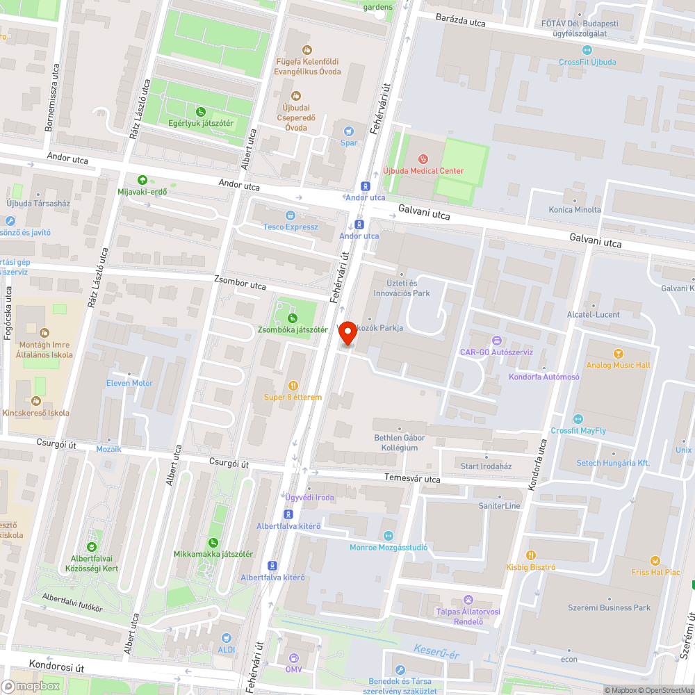 Kopott gyalogos zebra bejelentés helye