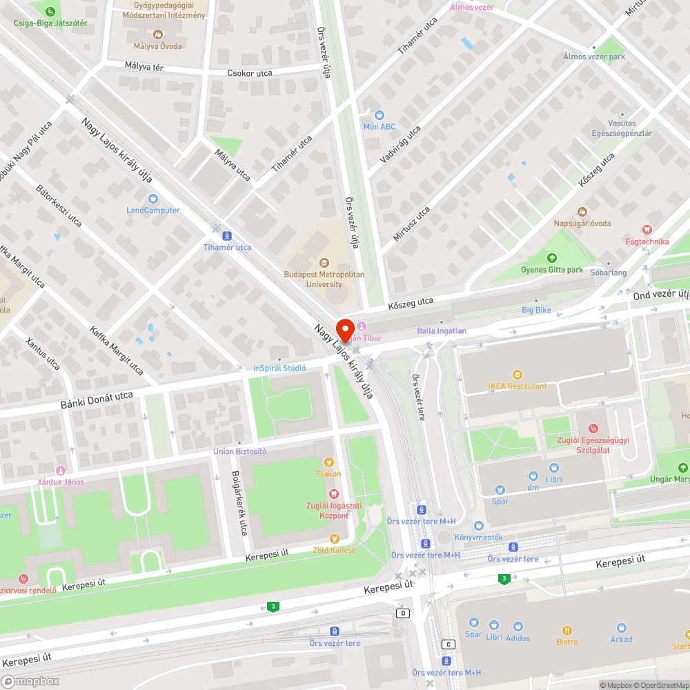 Lámpa probléma bejelentés helye