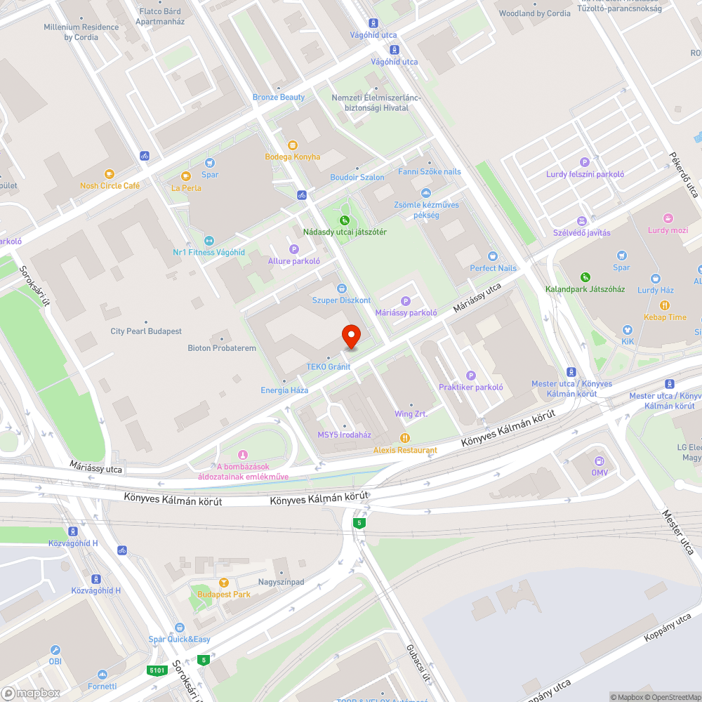 Kiszáradt fák bejelentés helye