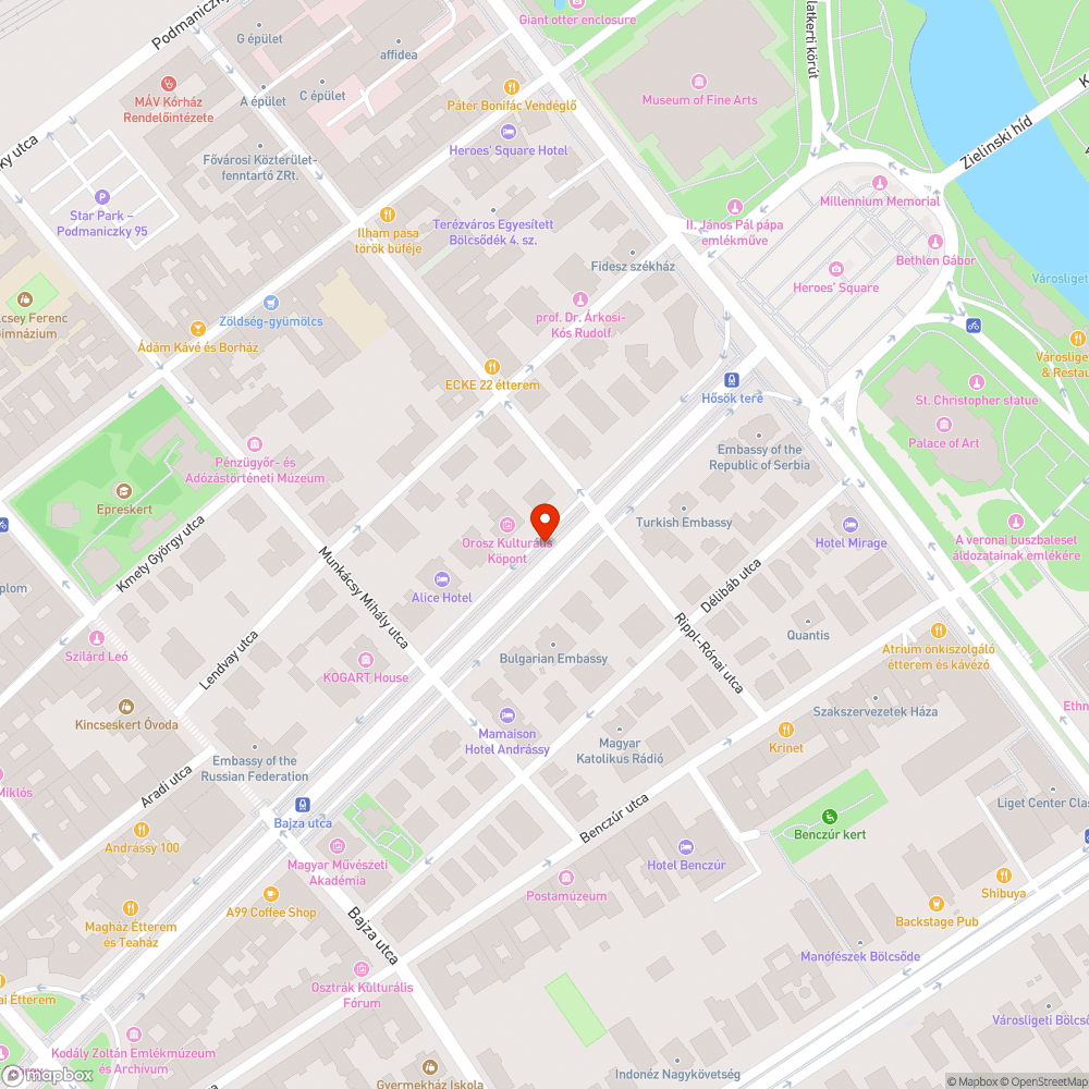 Andrassy út BKV szekrény bejelentés helye