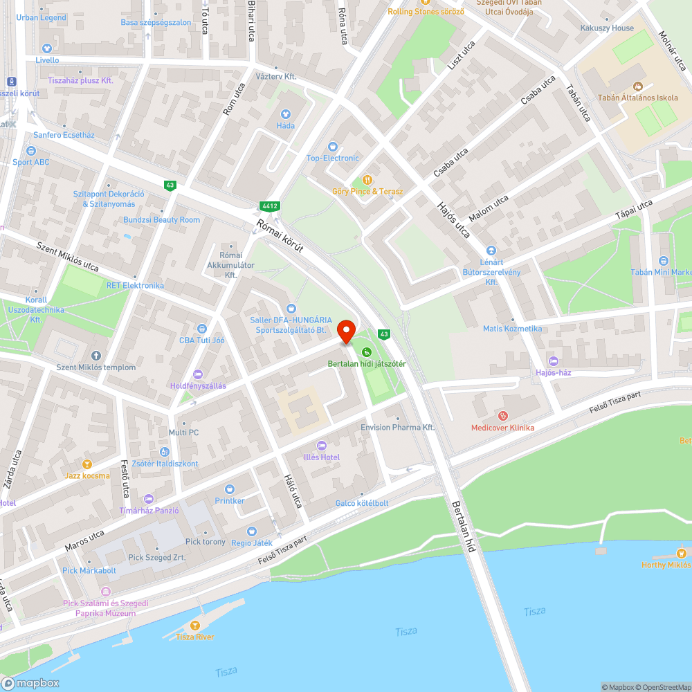 Kiszáradt fa - Római krt. és Bárka utca sarka bejelentés helye