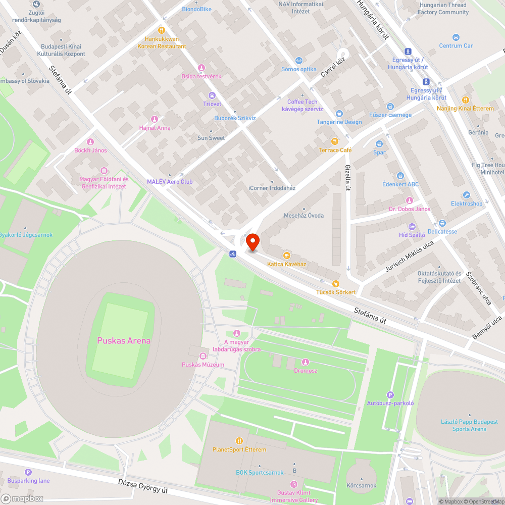 Elhalt fa bejelentés helye