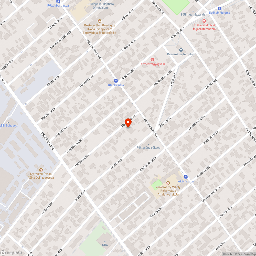 Beszakadt Járda bejelentés helye