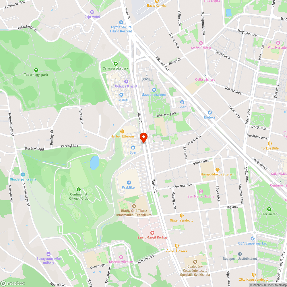 Halott fa bejelentés helye