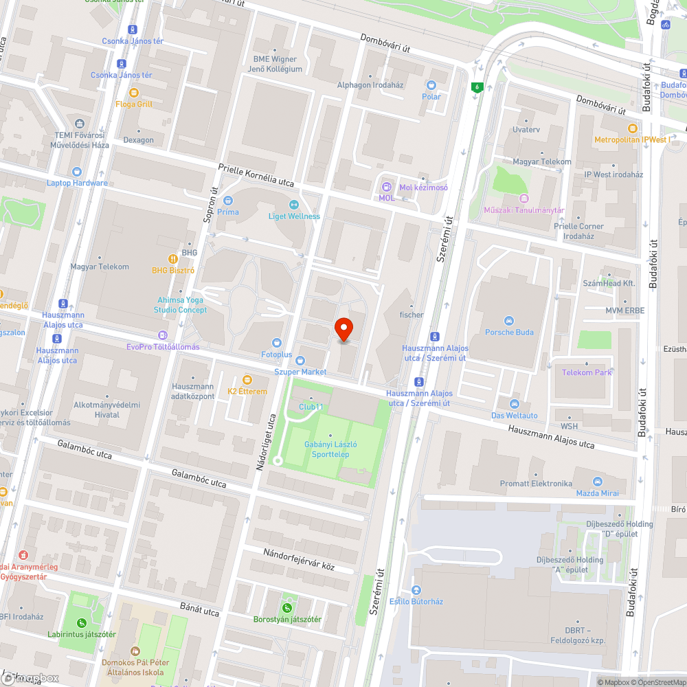 Hibás csatornafedél bejelentés helye