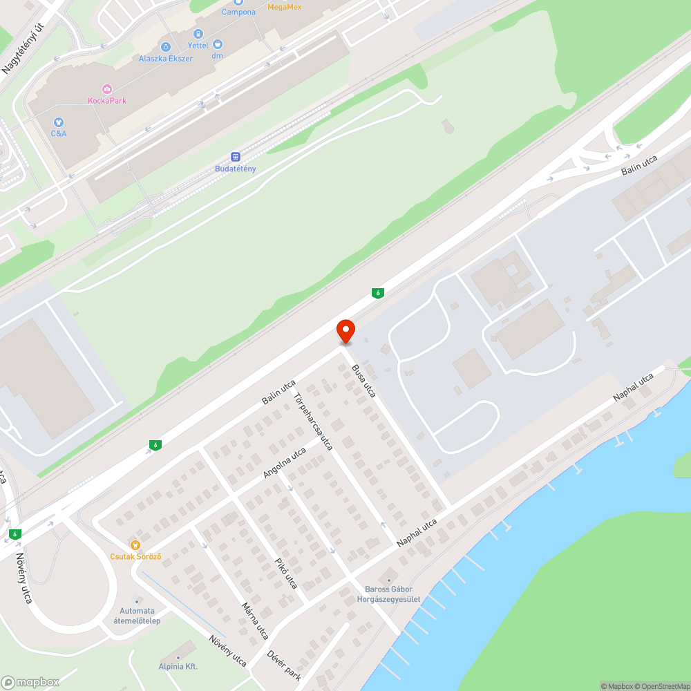 Embermagasságú gaz bejelentés helye