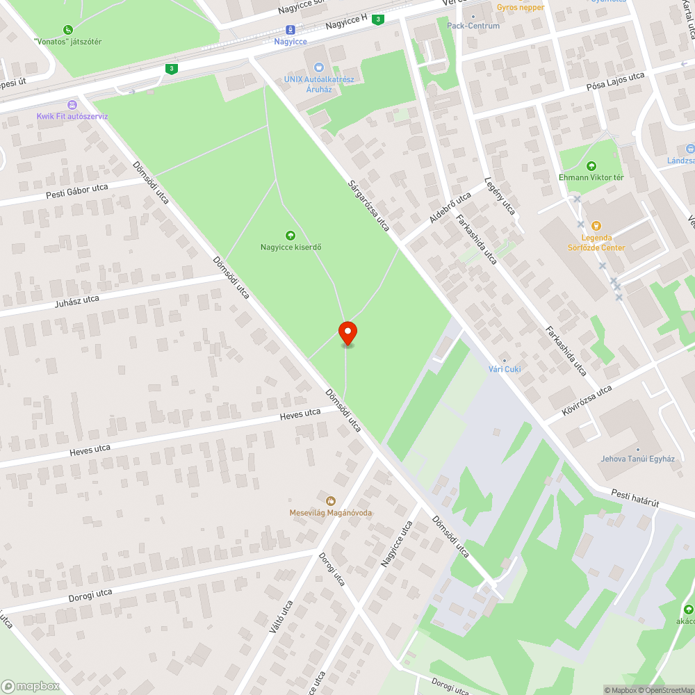 Kidőlt szemetes bejelentés helye