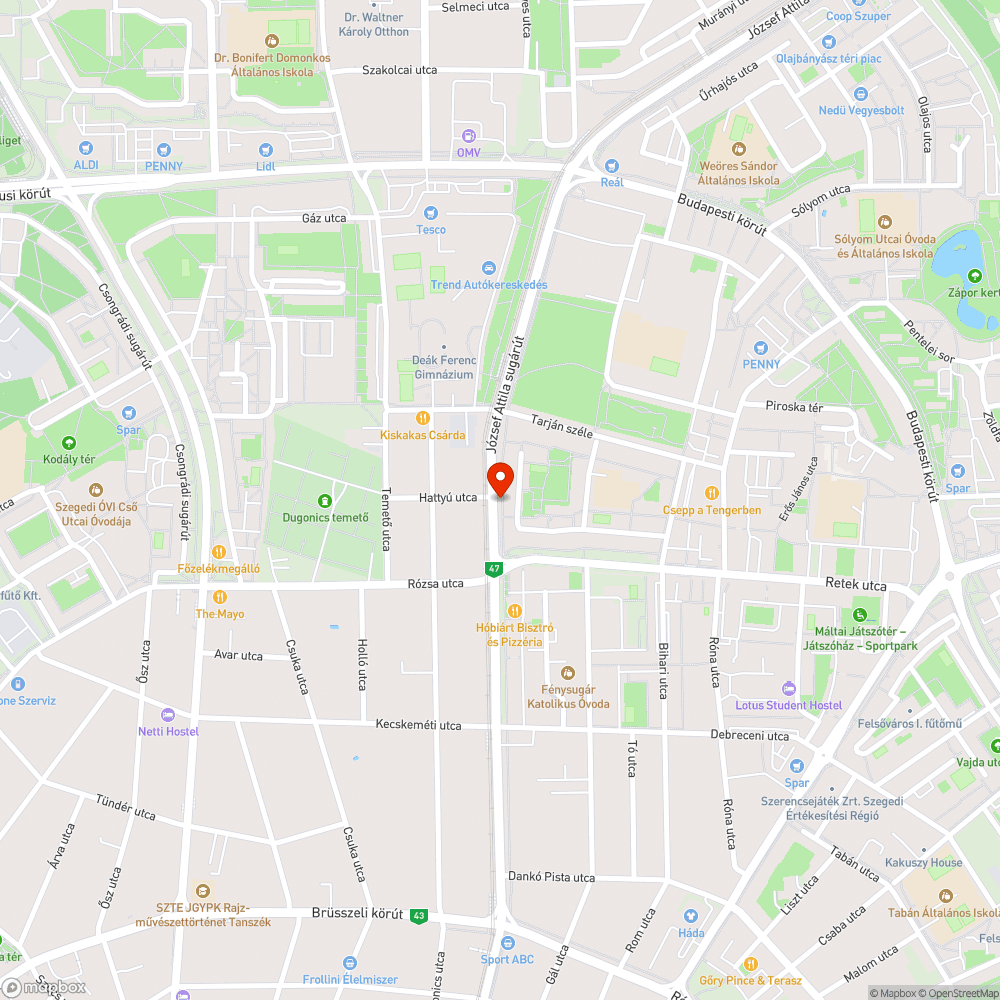 Egy sor lámpa nem ég bejelentés helye