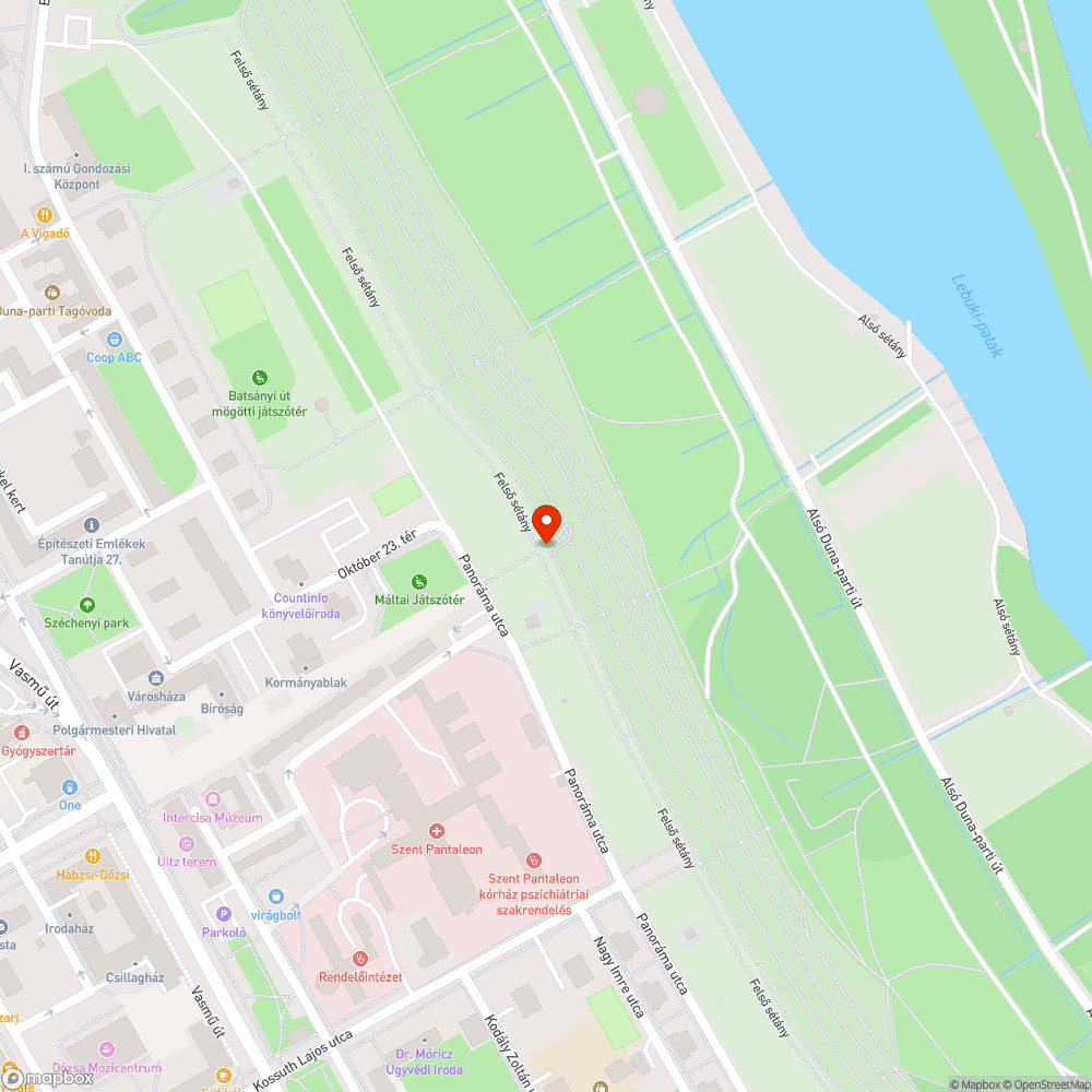 Balesetveszélyes kilátó bejelentés helye