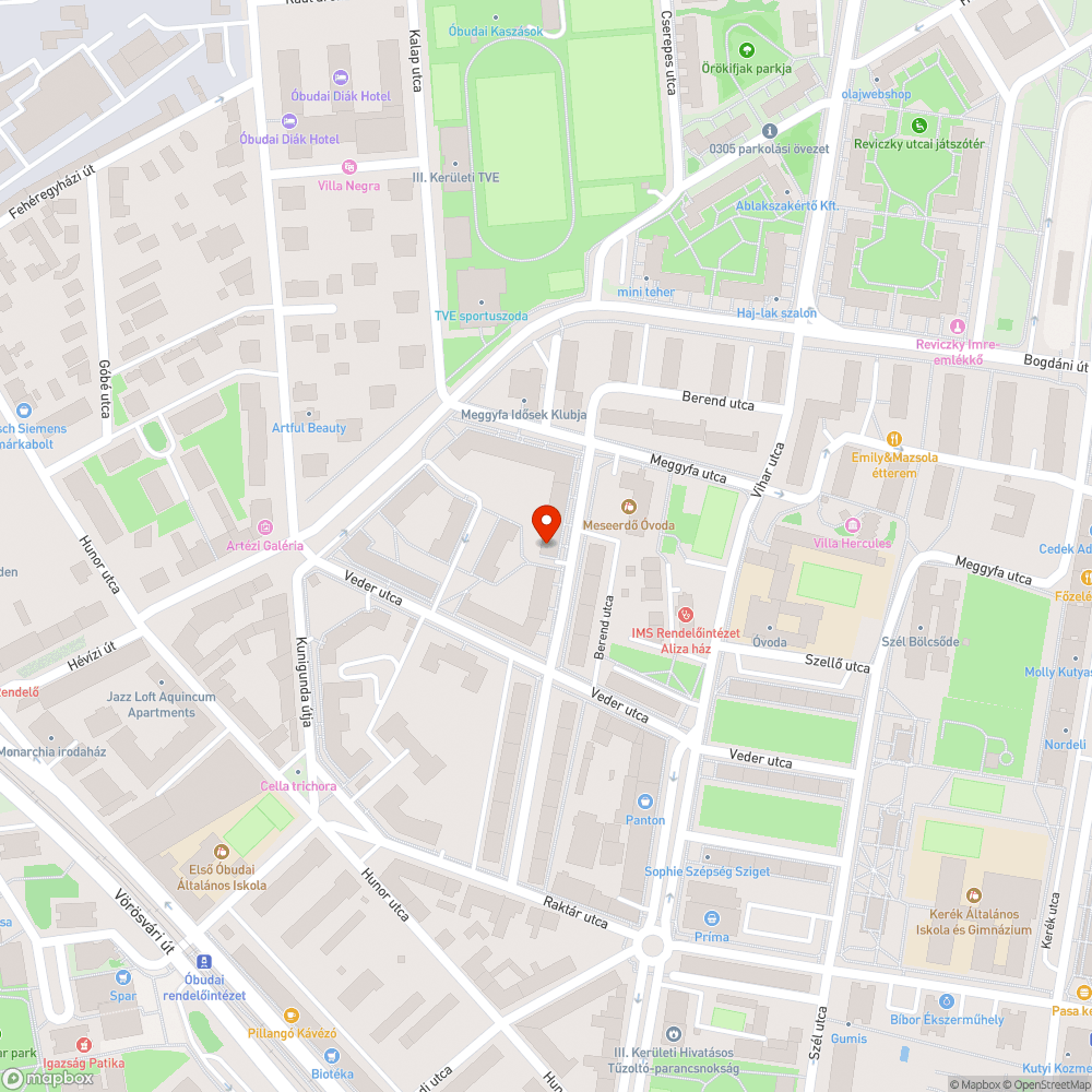 Rendszám nélkül, zöldterületen leparkoltatott bejelentés helye