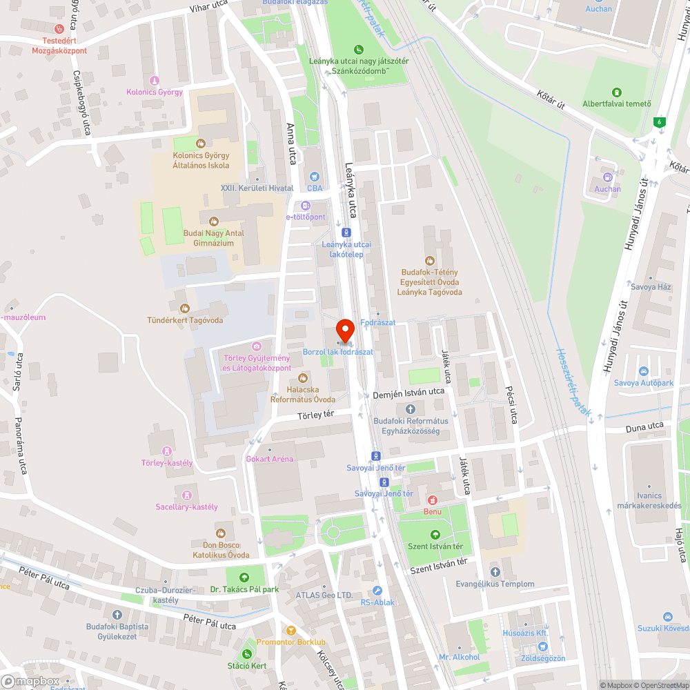 Leányka bokrok bejelentés helye