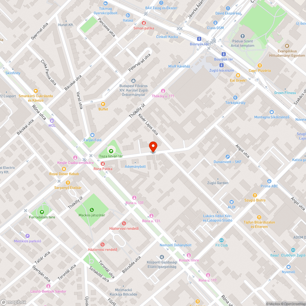 2 fa is hiányzik Bosnyák utcában bejelentés helye