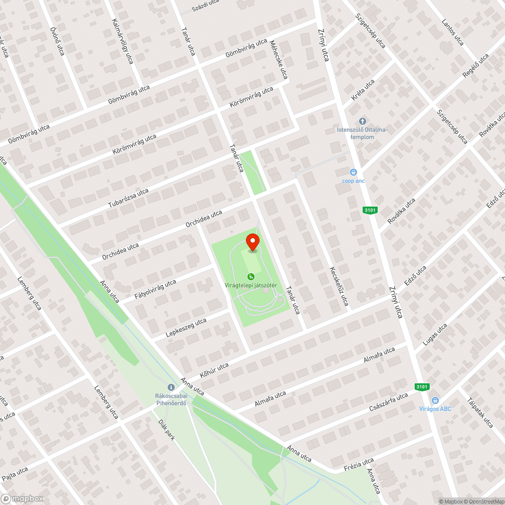 Focipálya védőhálója tönkrement bejelentés helye