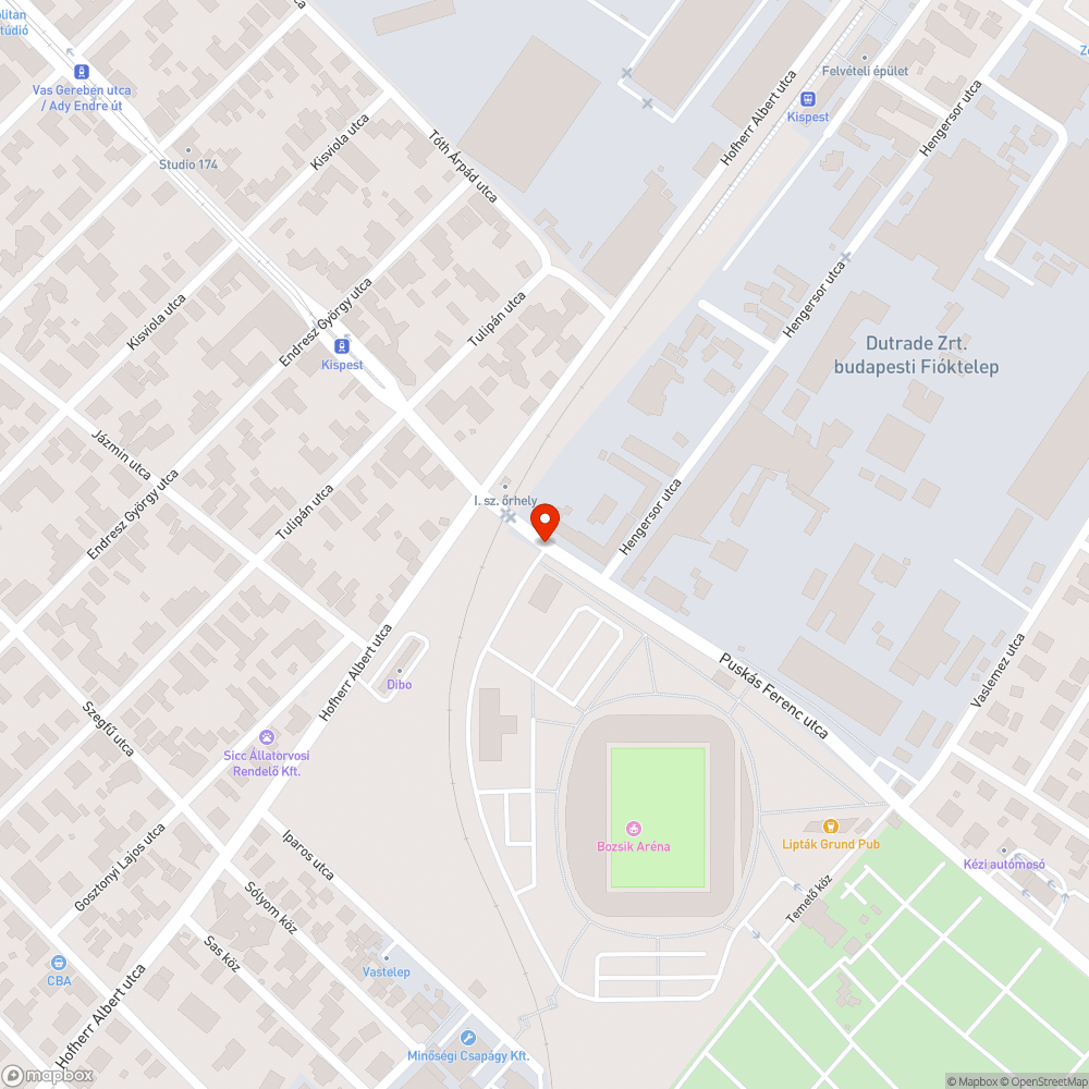 Új járdaszakasz rámpa nélkül bejelentés helye