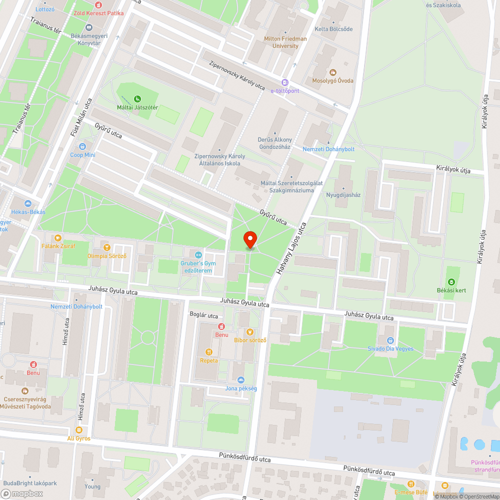 Kidőlt kutyapiszokgyűjtő bejelentés helye