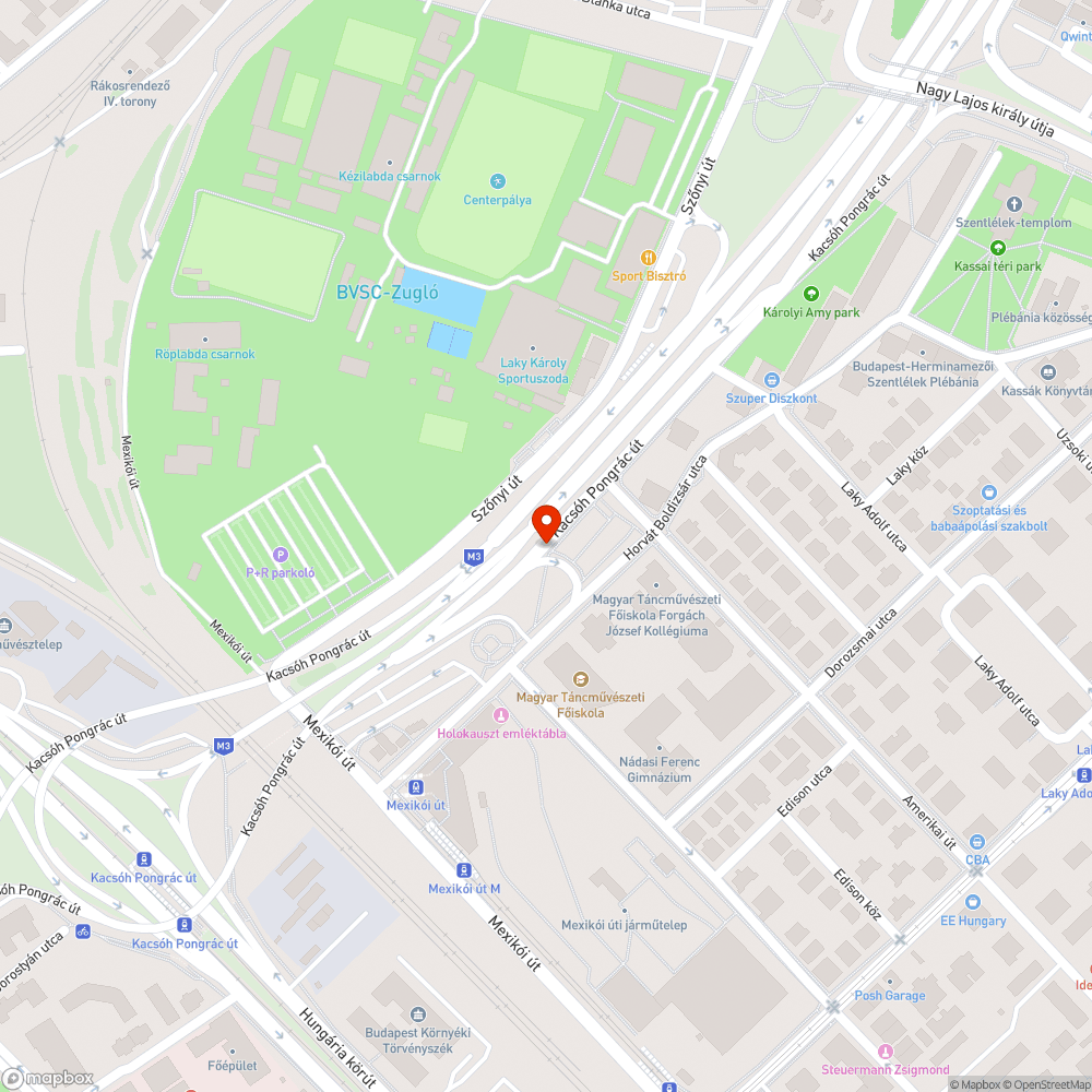 Tábla bejelentés helye