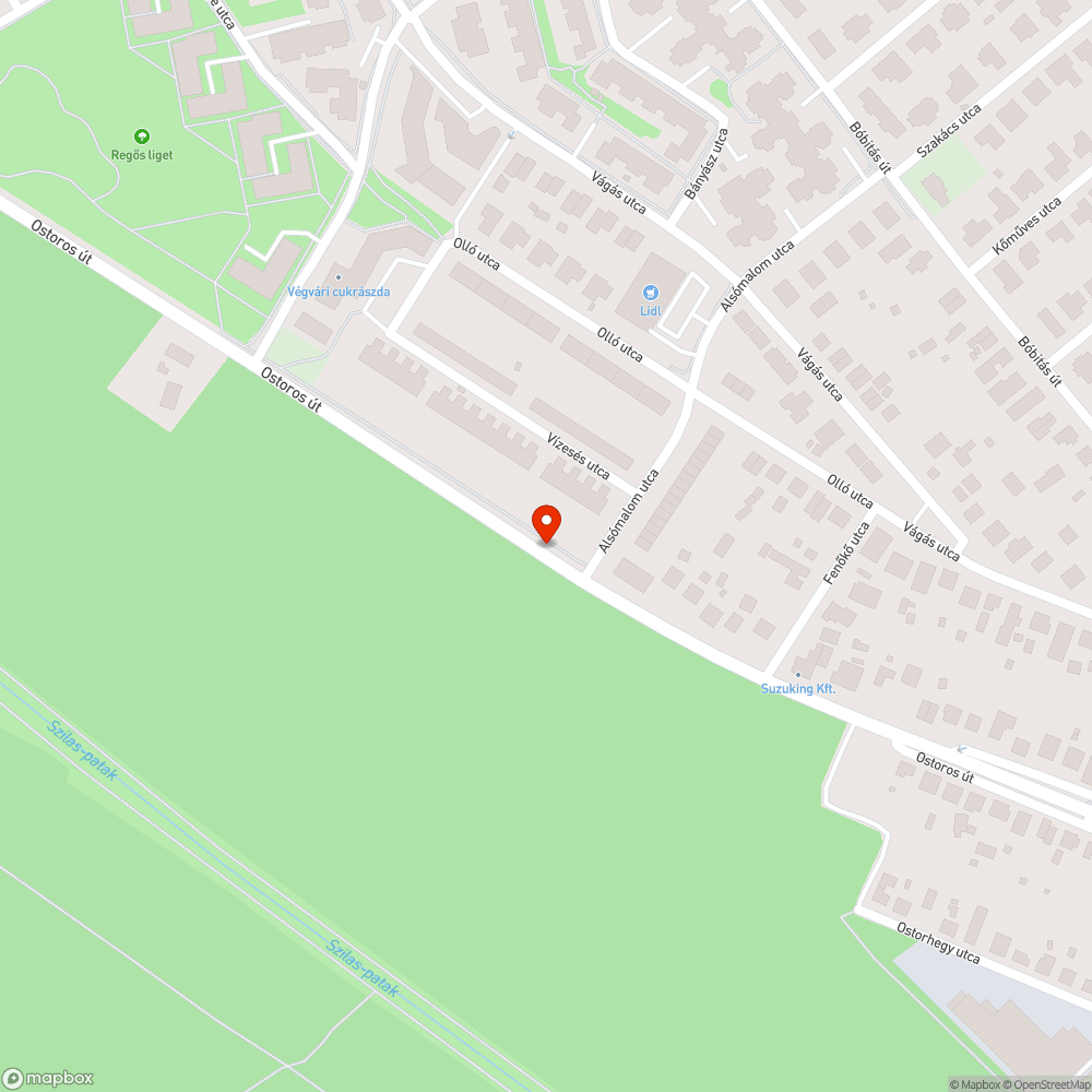 Graffiti a megállóban bejelentés helye