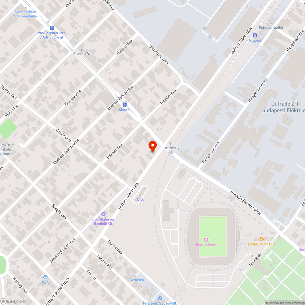 Gazos terület bejelentés helye