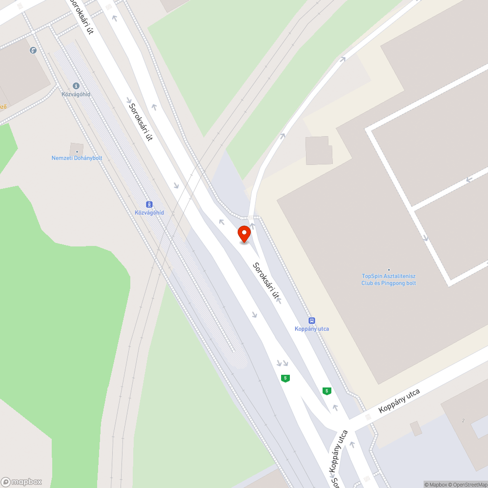 Kátyú bejelentés helye