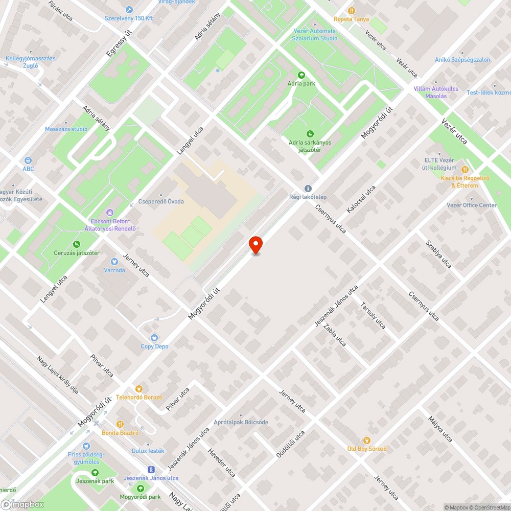 Gaz bejelentés helye