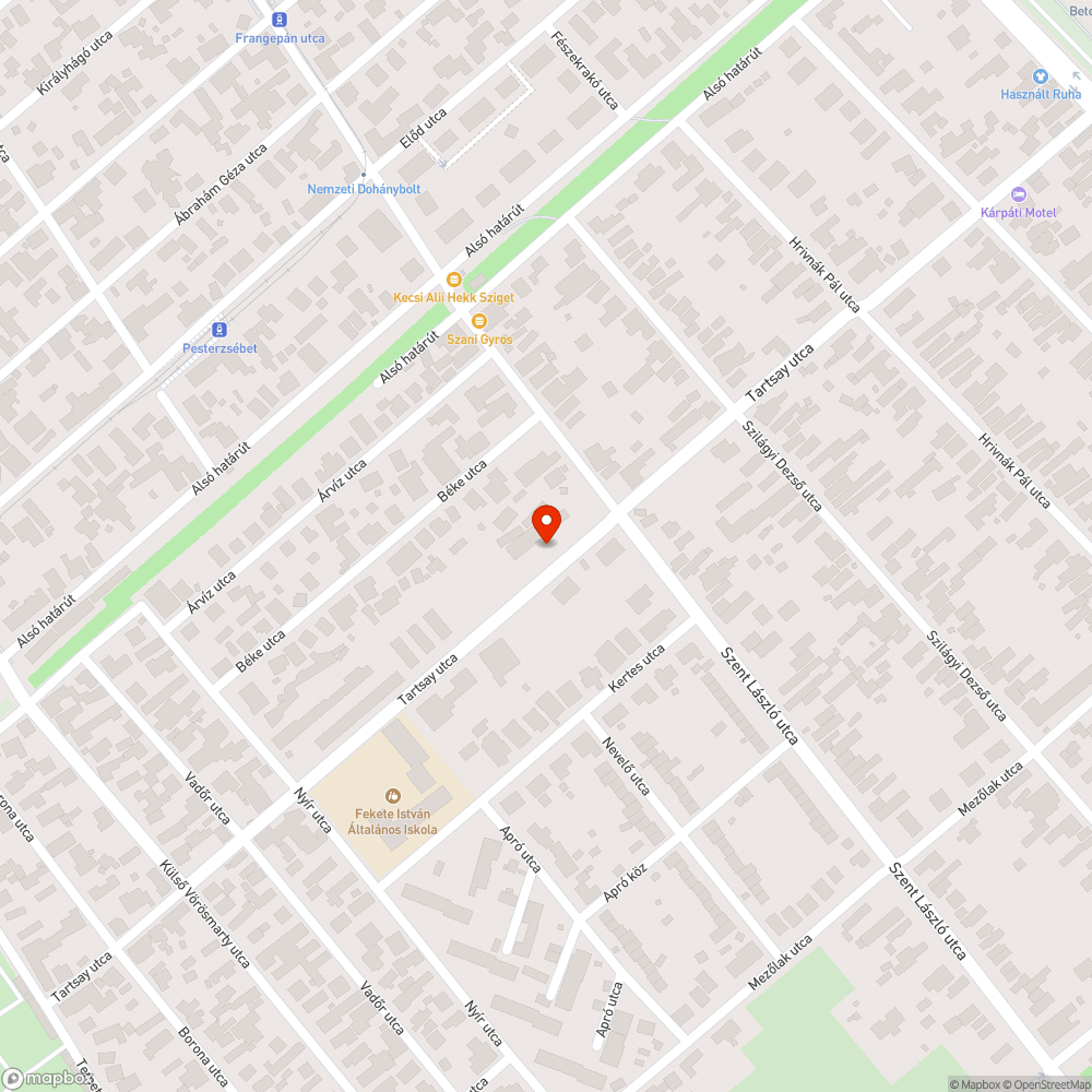 Derékig érő gaz bejelentés helye