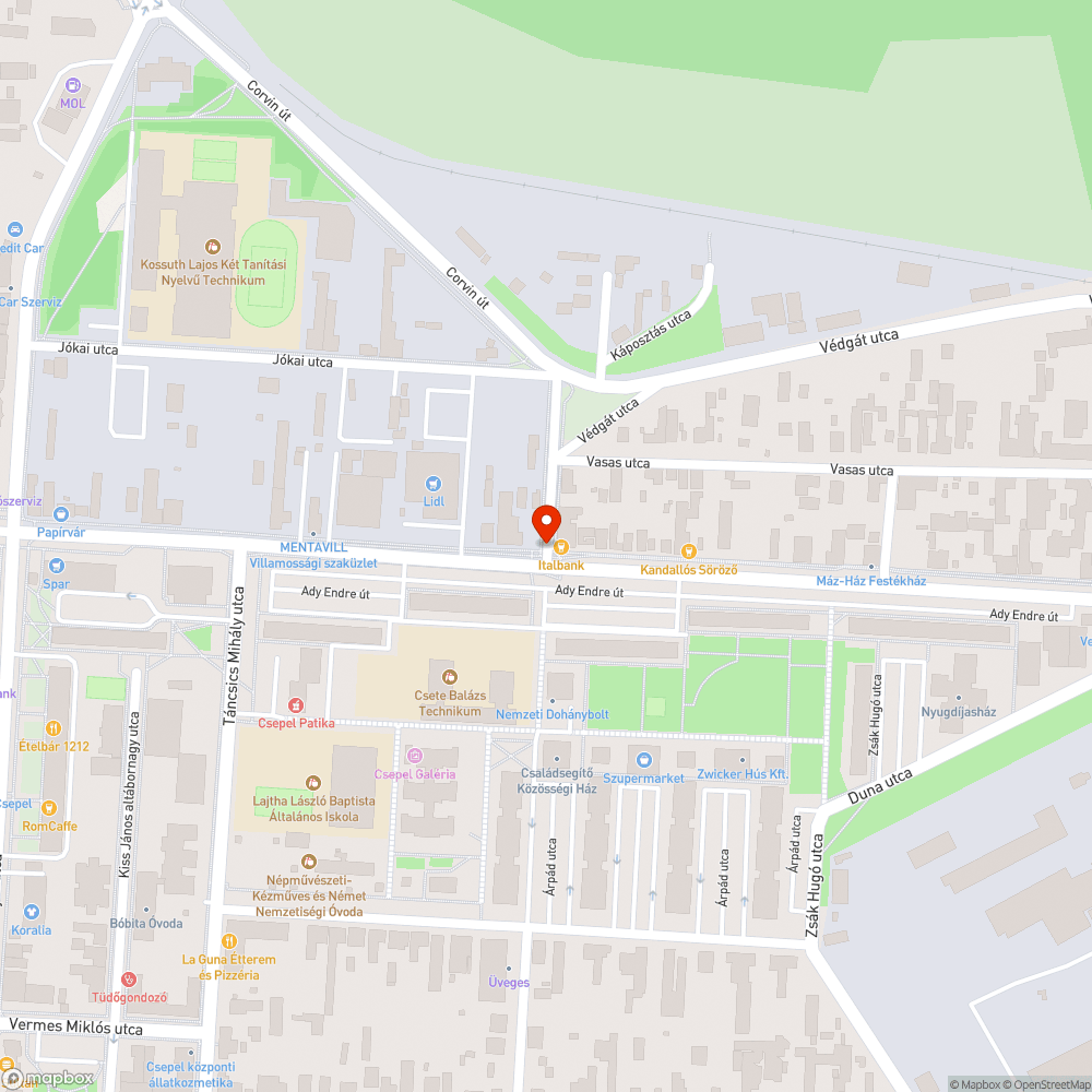 Stop tábla bejelentés helye