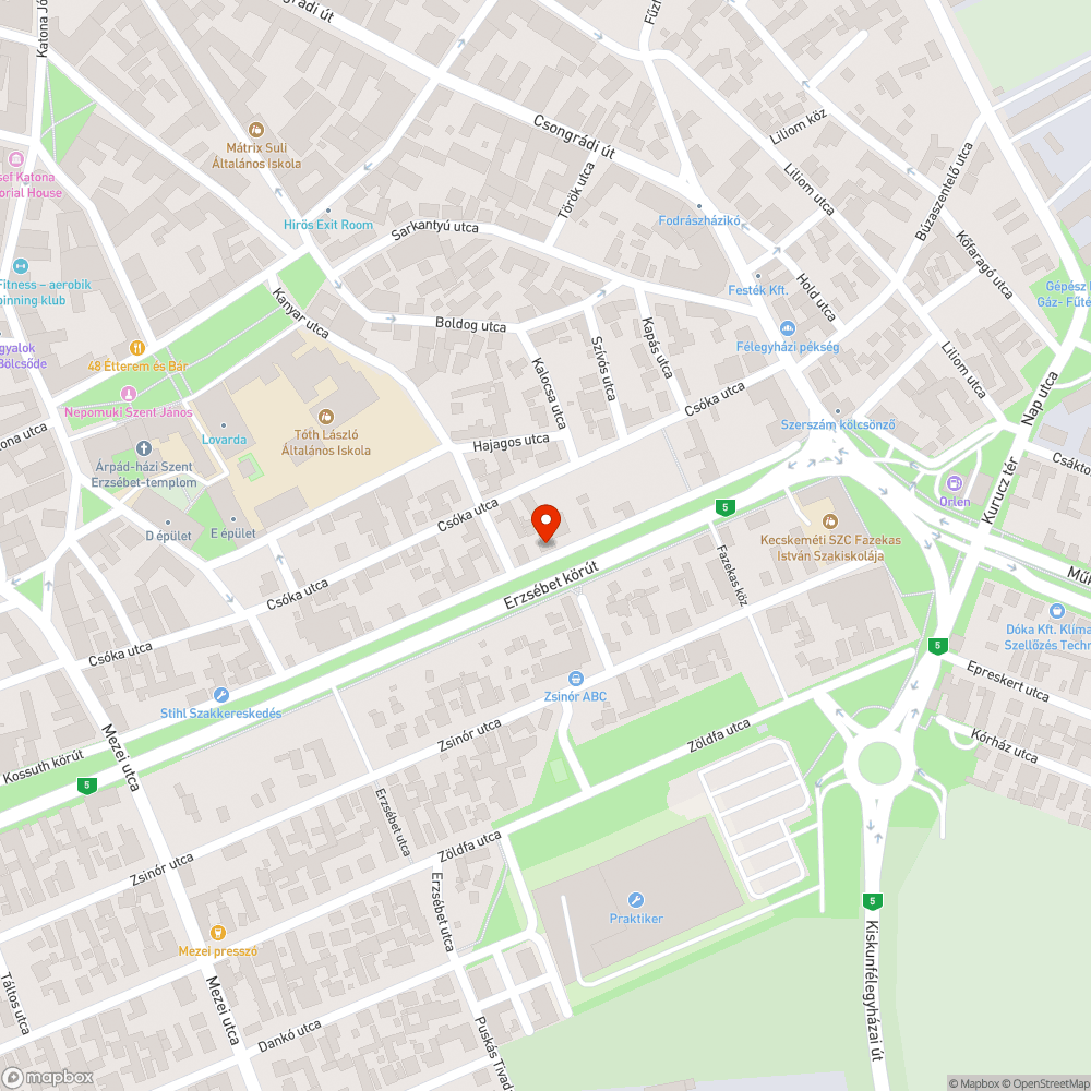 Úthibák a Nagykörúton bejelentés helye