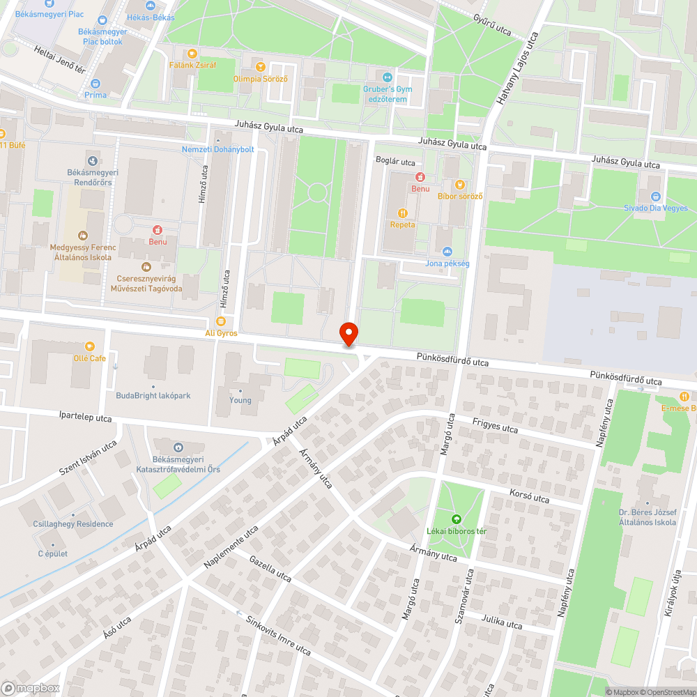 Ember nagyságú gaz bejelentés helye