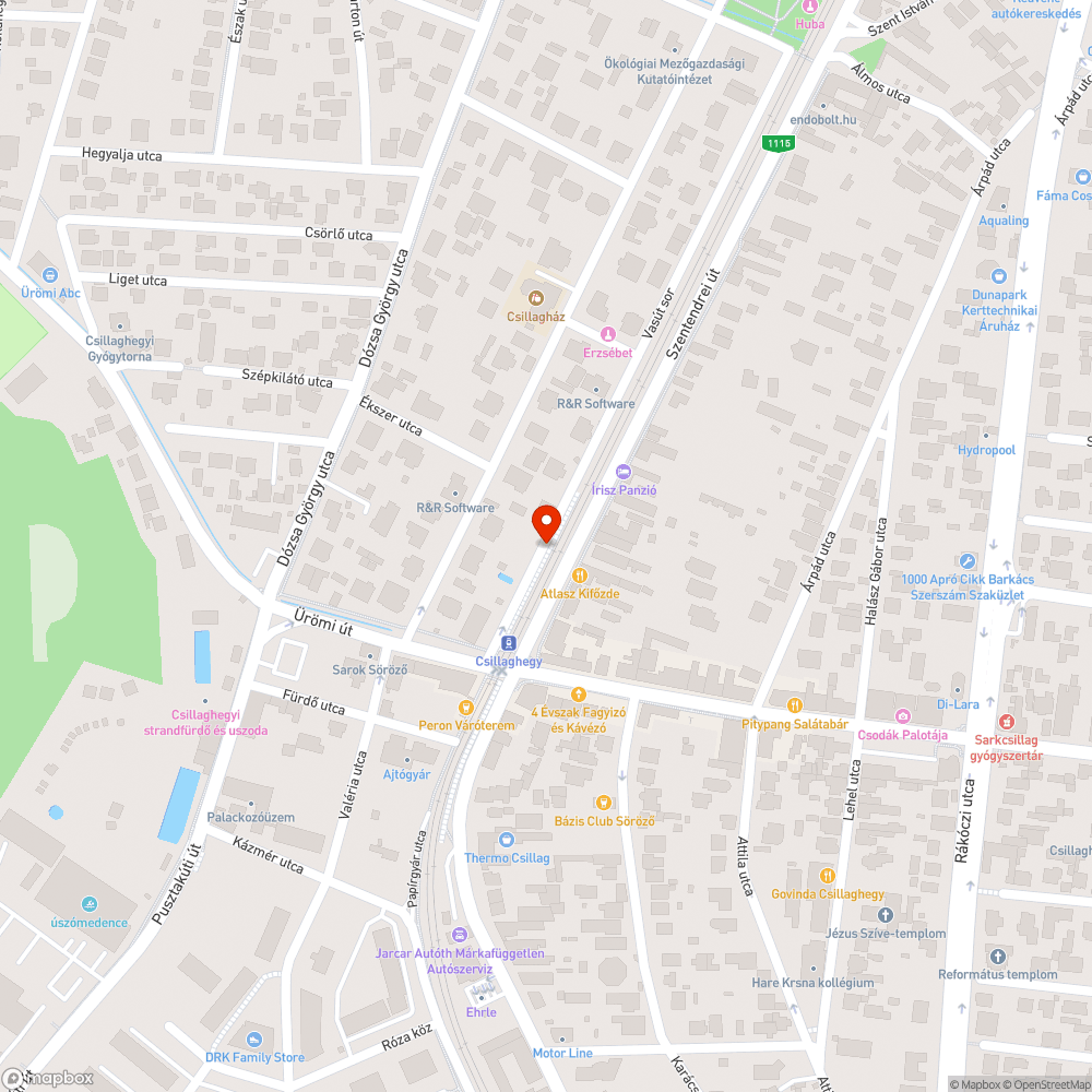 Csillaghegy hévmegálló megújítása bejelentés helye