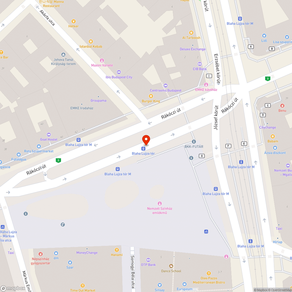 Torott uveg bejelentés helye