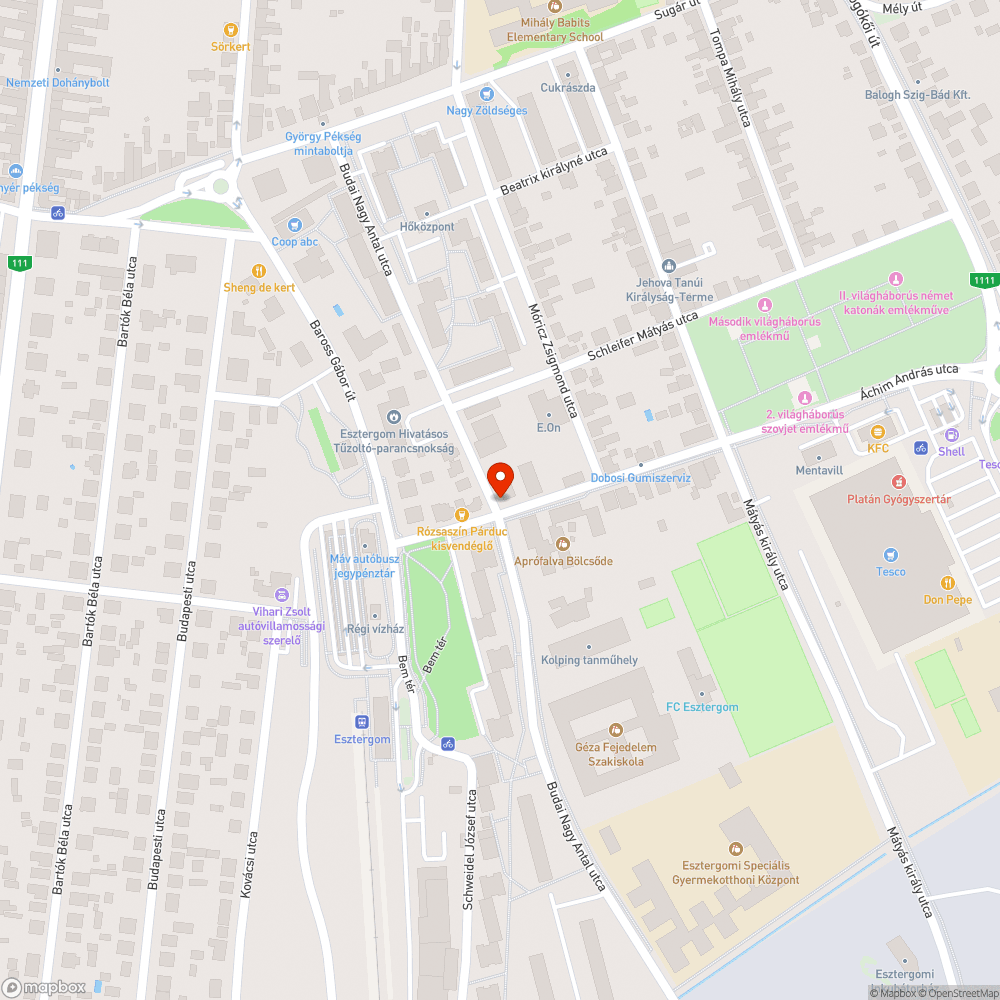 Csatornafedél bejelentés helye