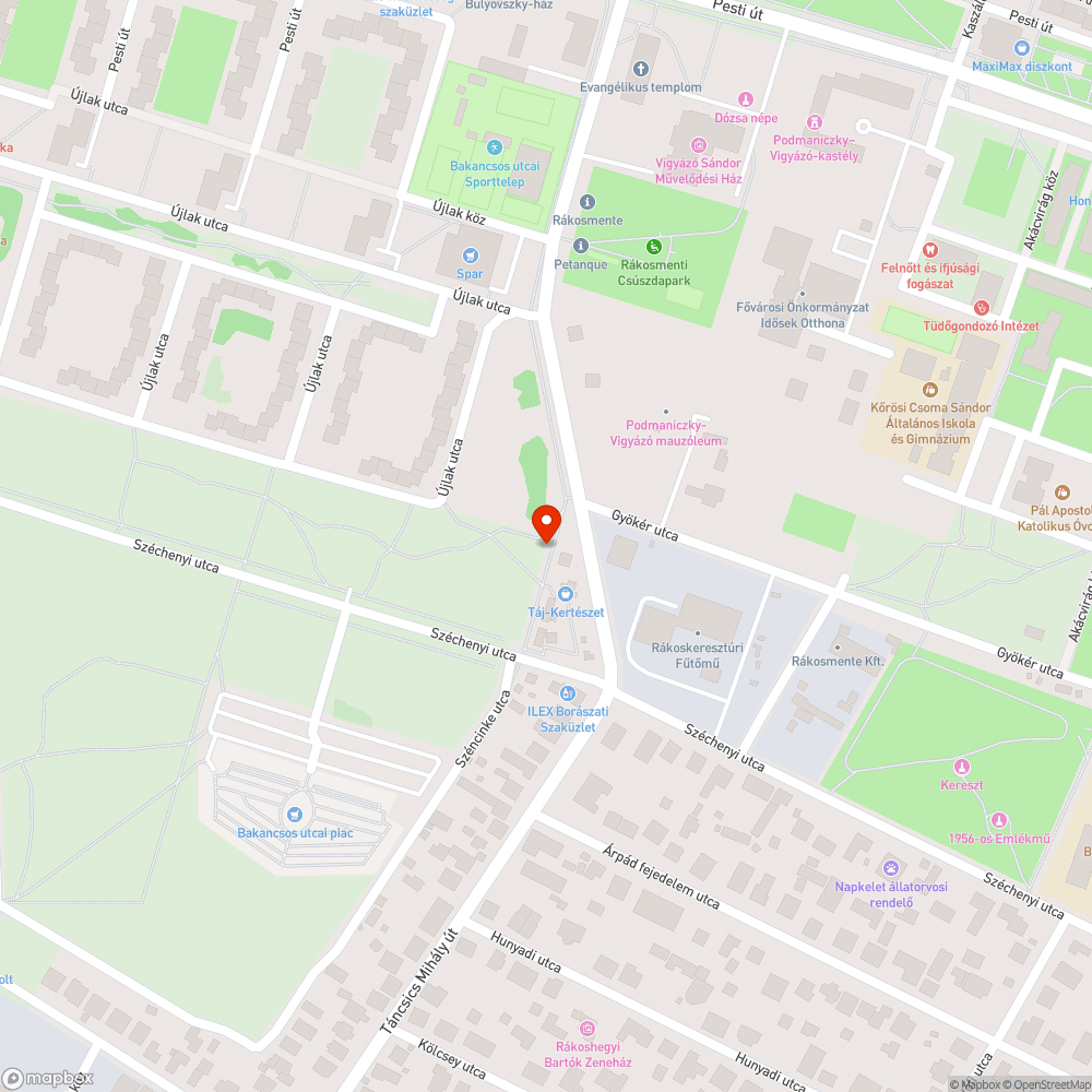 Belógó ág bejelentés helye