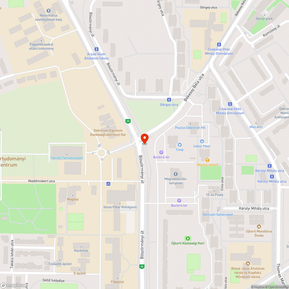 Hiányzó terelőút gyalogosok és kerékpárosok számára (2) bejelentés helye