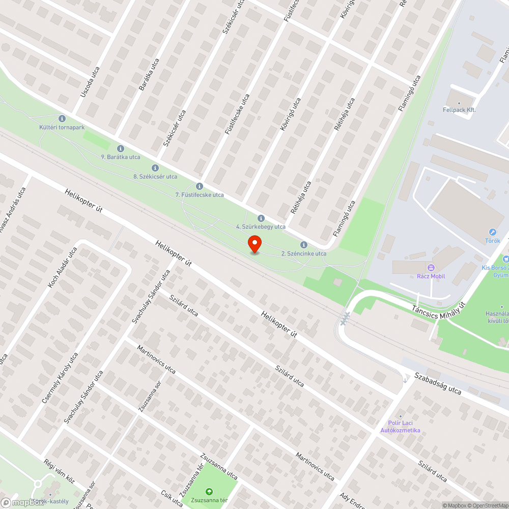 Horogkereszt bejelentés helye