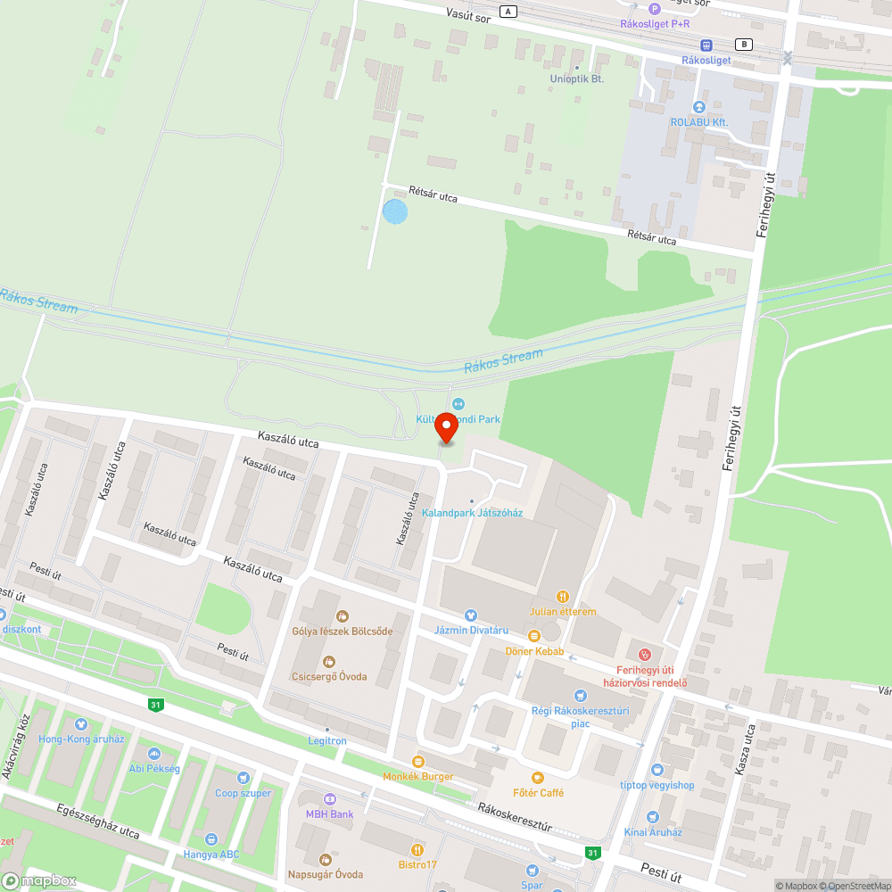 Rettenetesen rozsdás bejelentés helye