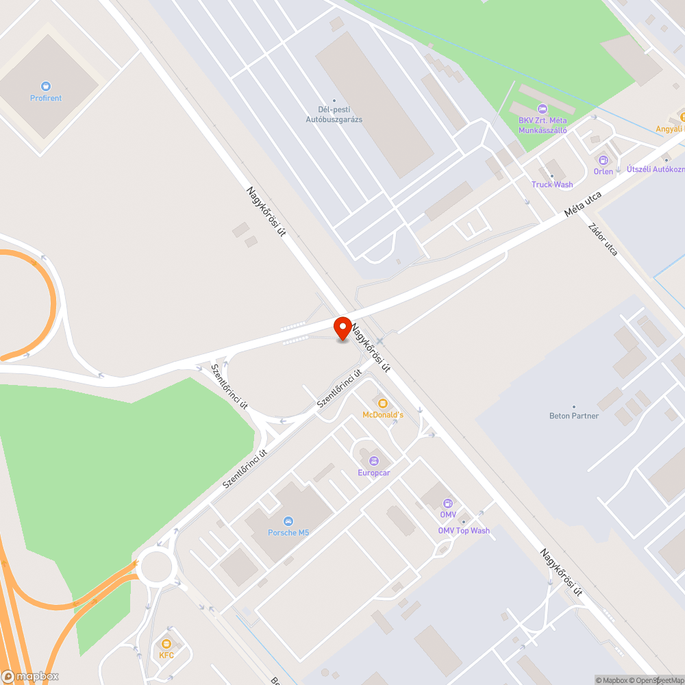 Újra ürülék a felüljárón bejelentés helye