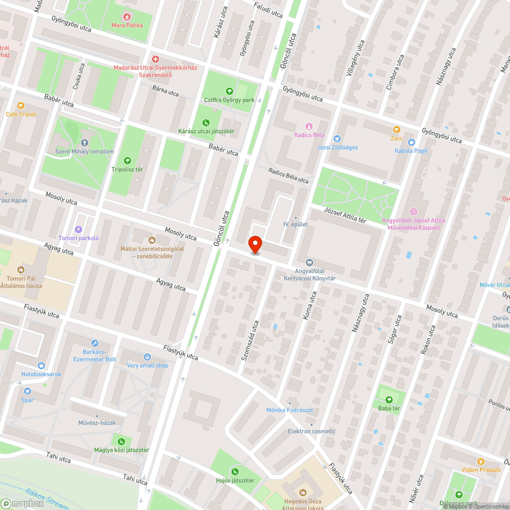 Madártetem bejelentés helye