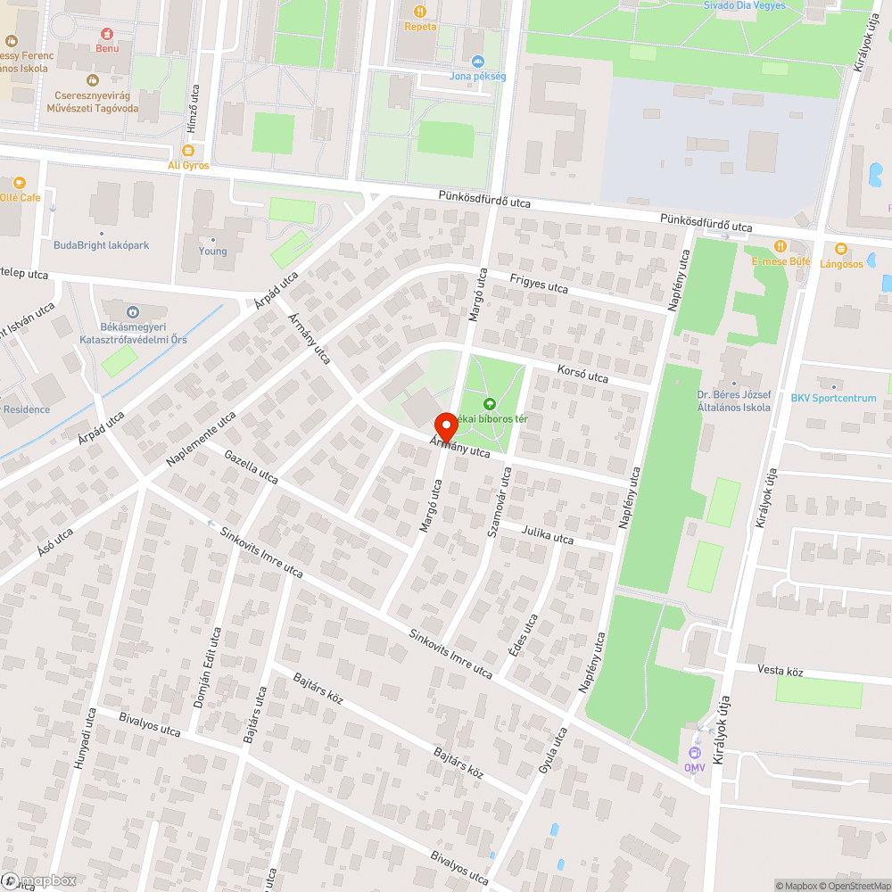 Kidőlt oszlop bejelentés helye