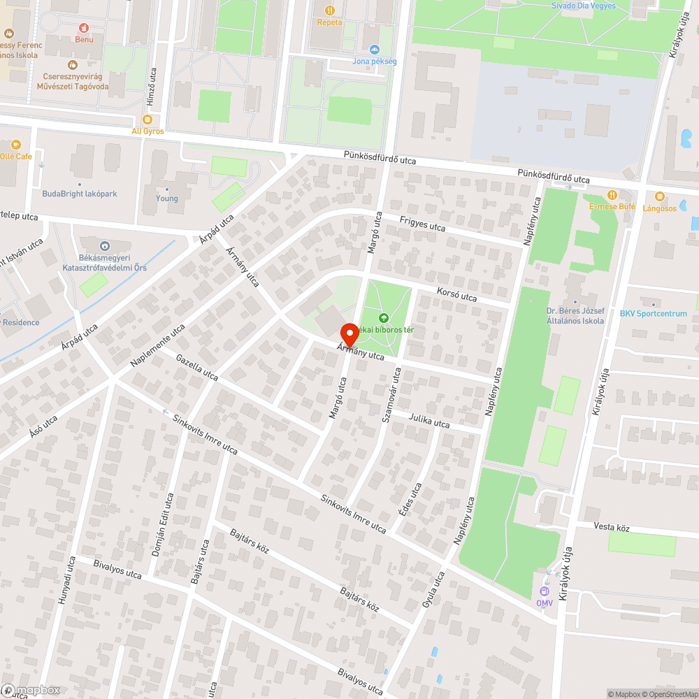 Rosszul javított útszakasz bejelentés helye