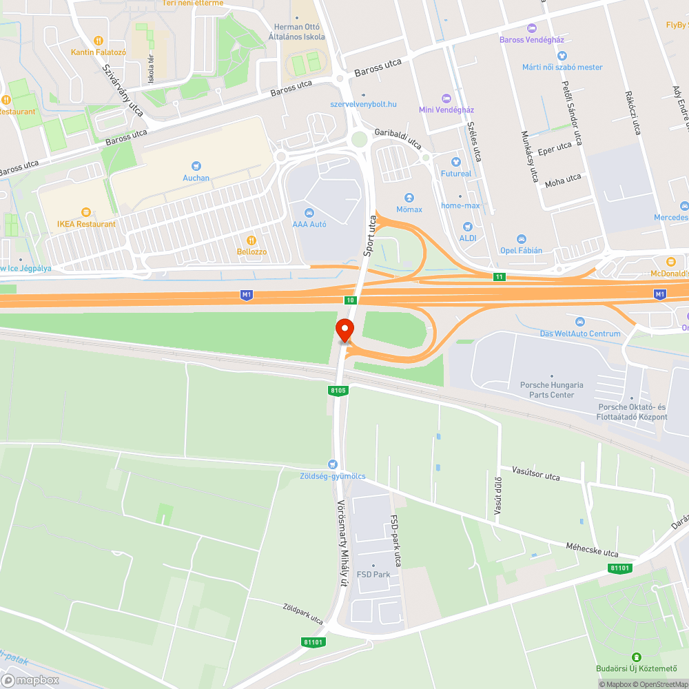 Jelzőlámpa hangolási probléma Budaörsön bejelentés helye