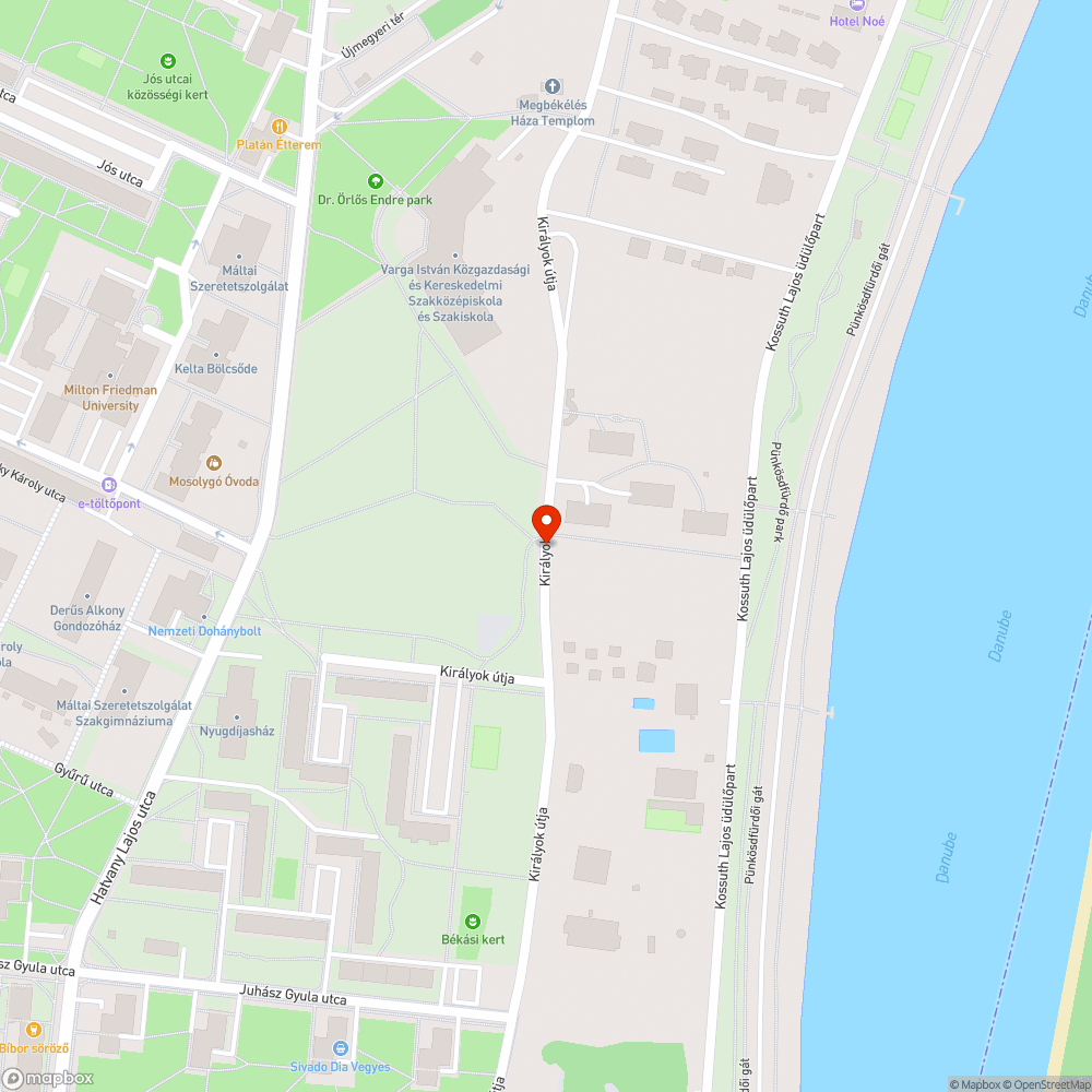 Kátyú bejelentés helye