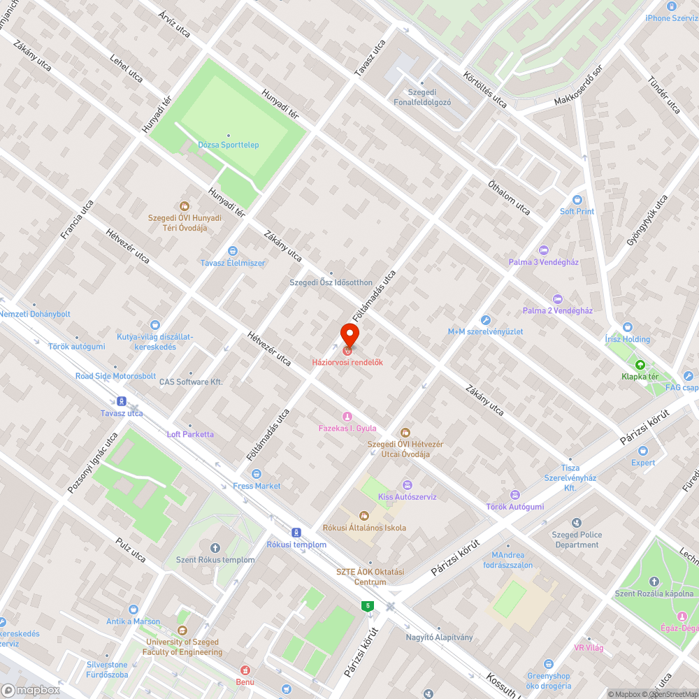 Felpúposodott járda bejelentés helye